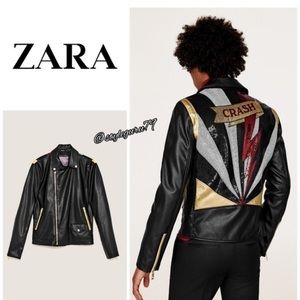 Zara Leather Jacket - “Crash”